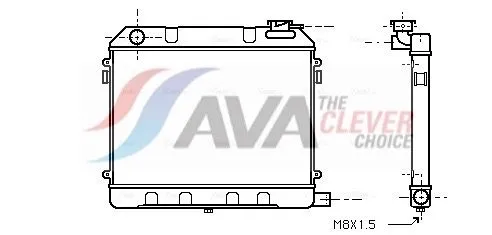Radiator, engine cooling