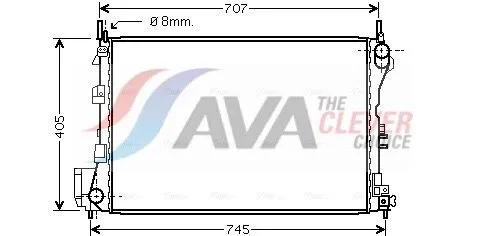Radiator, engine cooling