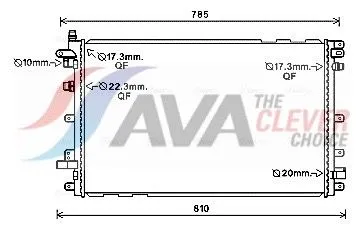 Radiator, engine cooling