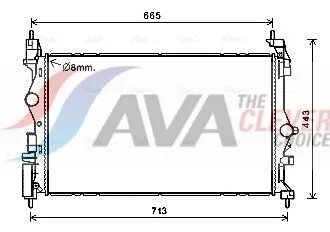 Radiator, engine cooling