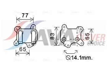 Oil Cooler, engine oil