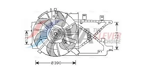 Fan, engine cooling