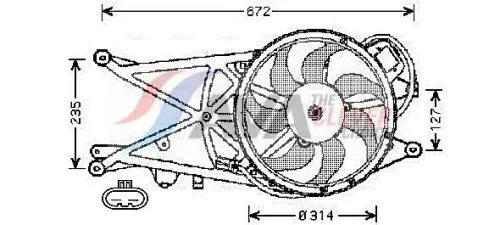 Fan, engine cooling
