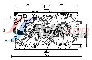 Fan, engine cooling