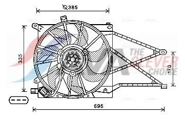 Fan, engine cooling