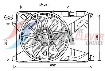 Fan, engine cooling