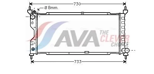Radiator, engine cooling
