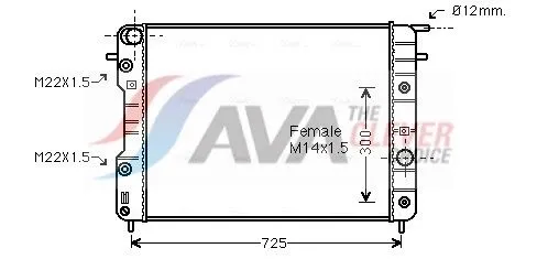 Radiator, engine cooling