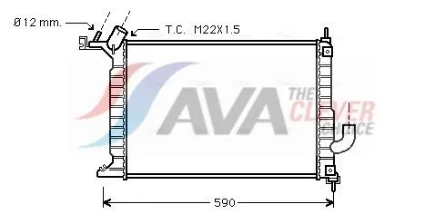 Radiator, engine cooling