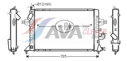 Radiator, engine cooling
