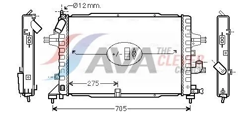 Radiator, engine cooling