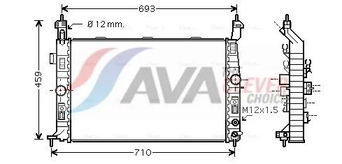 Radiator, engine cooling