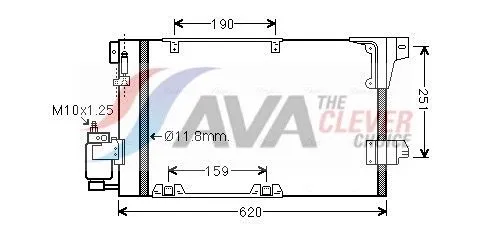 Condenser, air conditioning