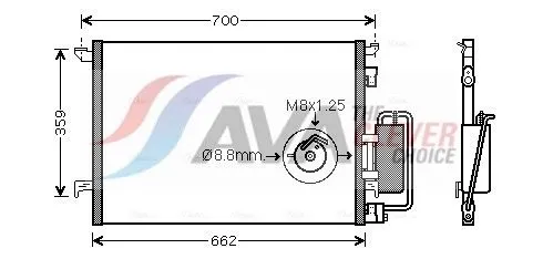 Condenser, air conditioning