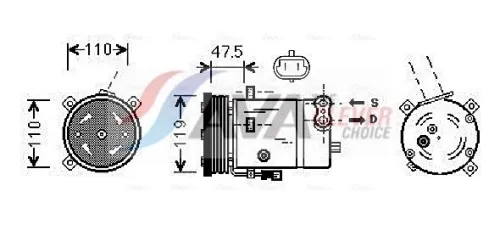 Compressor, air conditioning