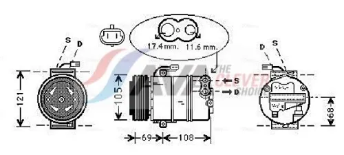 Compressor, air conditioning