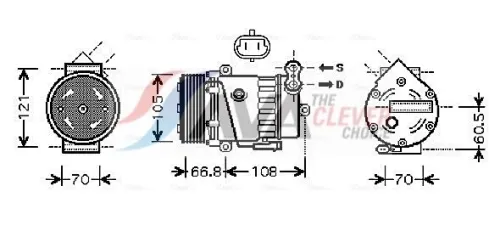 Compressor, air conditioning