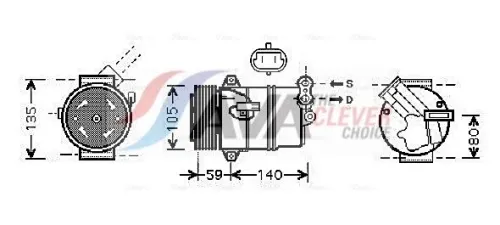 Compressor, air conditioning