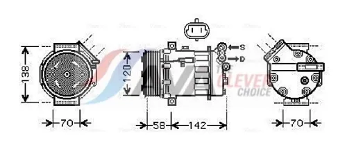 Compressor, air conditioning