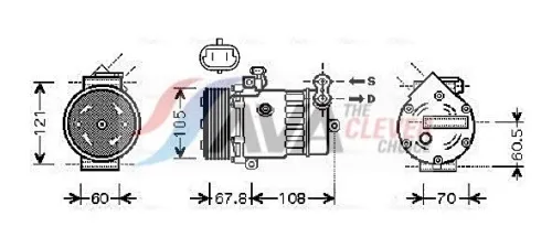 Compressor, air conditioning
