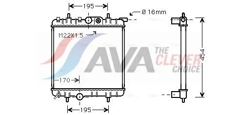 Radiator, engine cooling