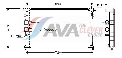 Radiator, engine cooling