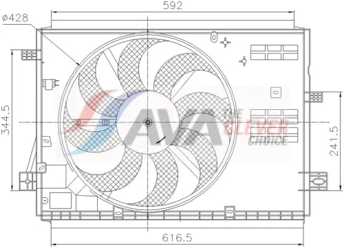 Fan, engine cooling