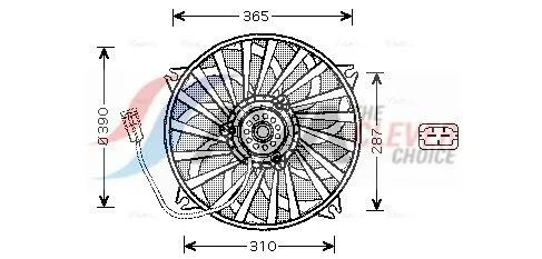 Fan, engine cooling