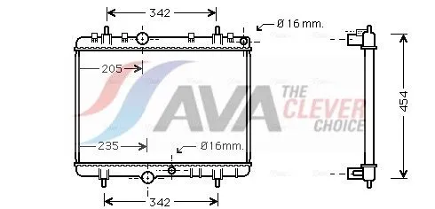 Radiator, engine cooling