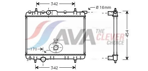 Radiator, engine cooling