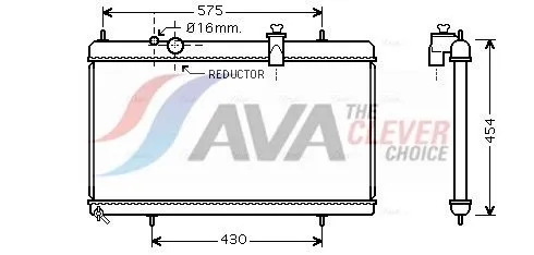Radiator, engine cooling