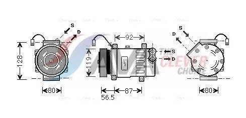 Compressor, air conditioning