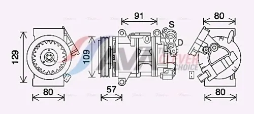 Compressor, air conditioning