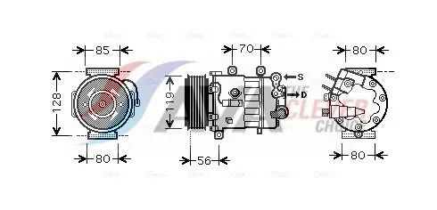 Compressor, air conditioning
