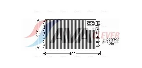 Evaporator, air conditioning