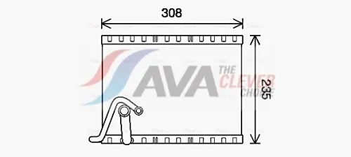 Evaporator, air conditioning