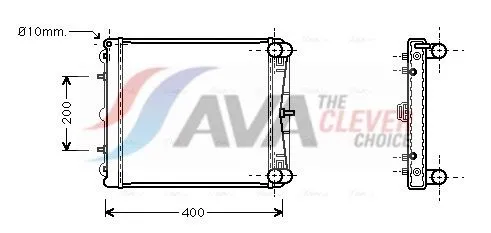 Radiator, engine cooling