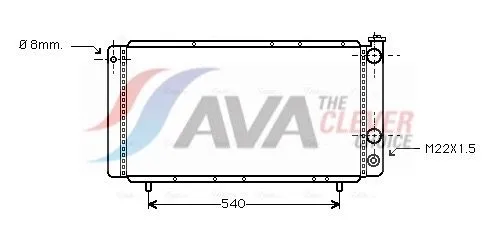 Radiator, engine cooling