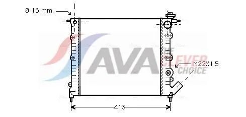 Radiator, engine cooling