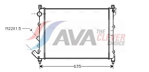 Radiator, engine cooling