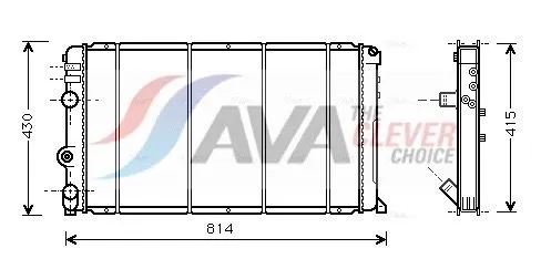Radiator, engine cooling