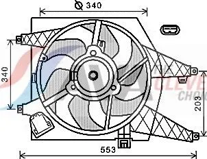 Fan, engine cooling