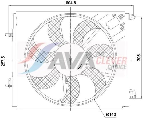 Fan, engine cooling