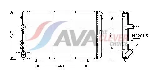 Radiator, engine cooling
