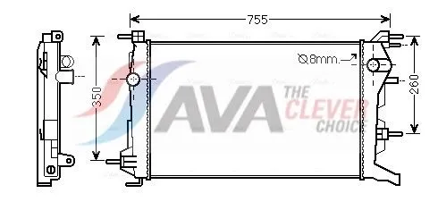 Radiator, engine cooling