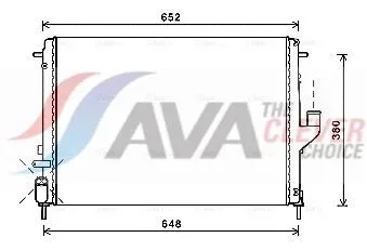 Radiator, engine cooling