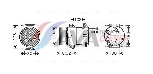 Compressor, air conditioning