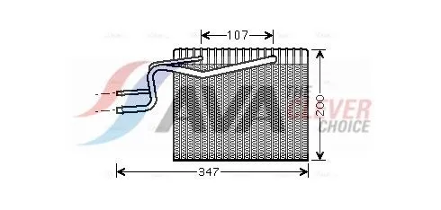 Evaporator, air conditioning