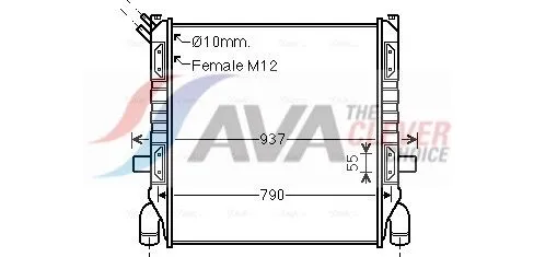 Radiator, engine cooling