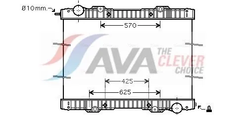Radiator, engine cooling